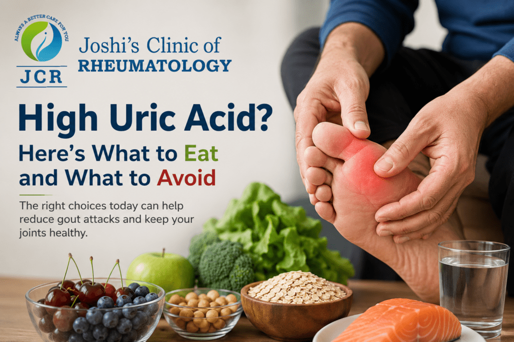 High Uric Acid? Here’s What to Eat and What to Avoid