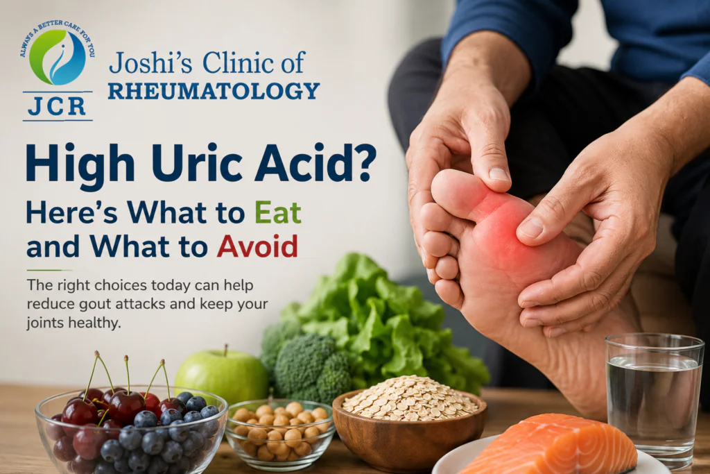 High Uric Acid? Here’s What to Eat and What to Avoid